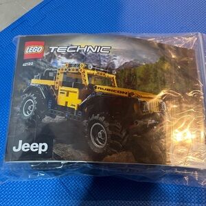 LEGO Technic Yellow and Black Jeep Model
